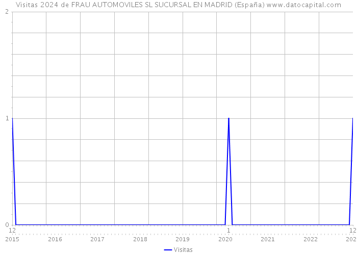 Visitas 2024 de FRAU AUTOMOVILES SL SUCURSAL EN MADRID (España) 