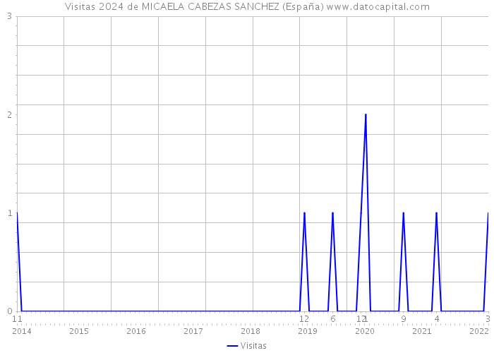 Visitas 2024 de MICAELA CABEZAS SANCHEZ (España) 