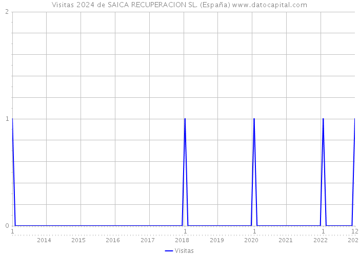 Visitas 2024 de SAICA RECUPERACION SL. (España) 