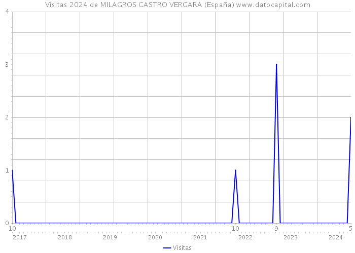 Visitas 2024 de MILAGROS CASTRO VERGARA (España) 