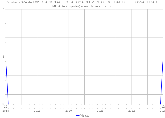 Visitas 2024 de EXPLOTACION AGRICOLA LOMA DEL VIENTO SOCIEDAD DE RESPONSABILIDAD LIMITADA (España) 