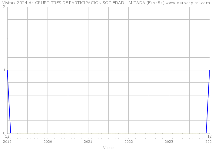 Visitas 2024 de GRUPO TRES DE PARTICIPACION SOCIEDAD LIMITADA (España) 