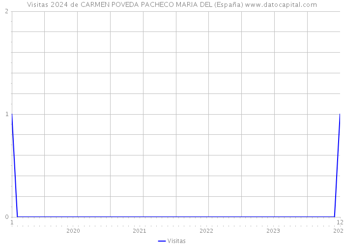 Visitas 2024 de CARMEN POVEDA PACHECO MARIA DEL (España) 