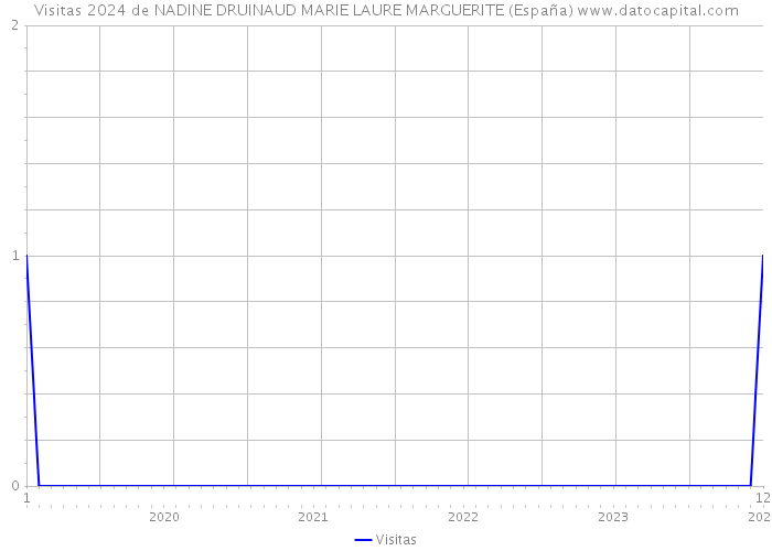 Visitas 2024 de NADINE DRUINAUD MARIE LAURE MARGUERITE (España) 