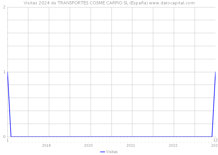 Visitas 2024 de TRANSPORTES COSME CARPIO SL (España) 