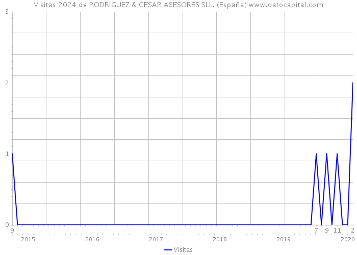 Visitas 2024 de RODRIGUEZ & CESAR ASESORES SLL. (España) 