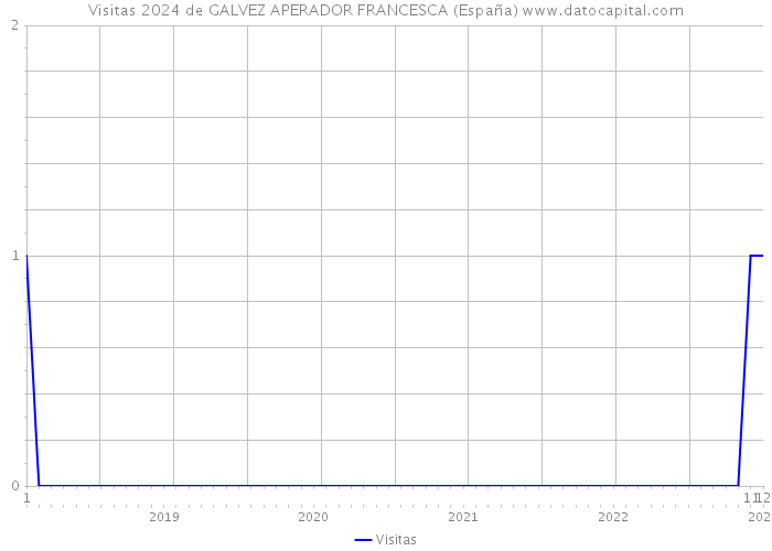 Visitas 2024 de GALVEZ APERADOR FRANCESCA (España) 