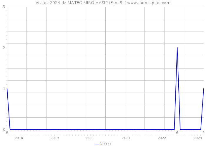 Visitas 2024 de MATEO MIRO MASIP (España) 