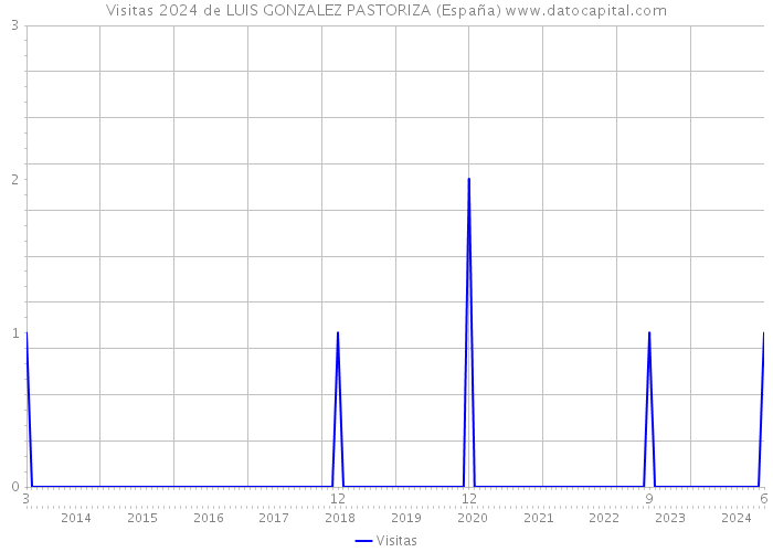 Visitas 2024 de LUIS GONZALEZ PASTORIZA (España) 