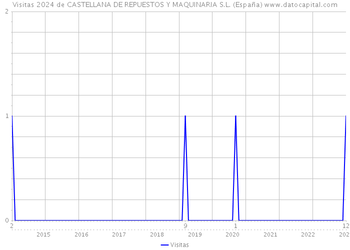Visitas 2024 de CASTELLANA DE REPUESTOS Y MAQUINARIA S.L. (España) 