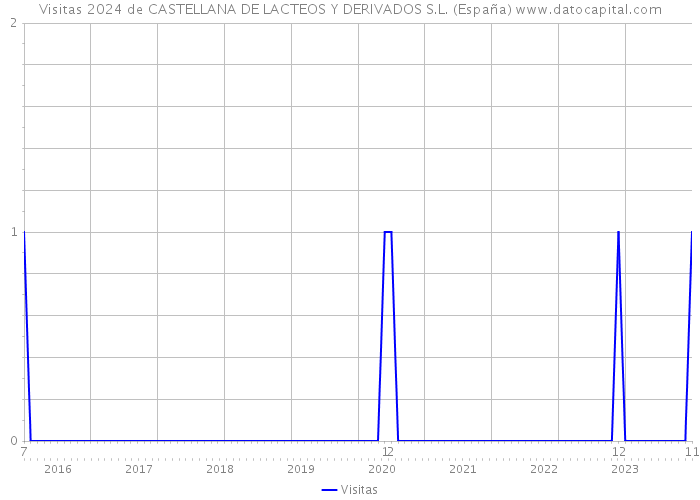 Visitas 2024 de CASTELLANA DE LACTEOS Y DERIVADOS S.L. (España) 