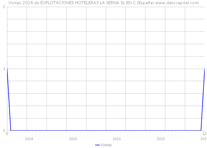 Visitas 2024 de EXPLOTACIONES HOTELERAS LA SERNA SL EN C (España) 