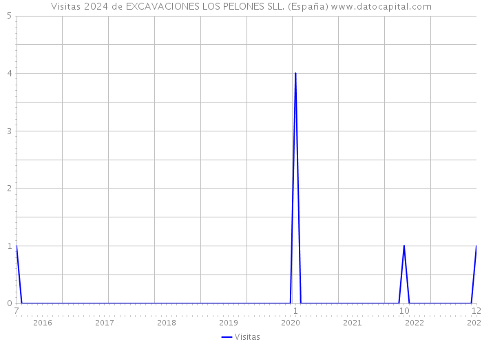Visitas 2024 de EXCAVACIONES LOS PELONES SLL. (España) 