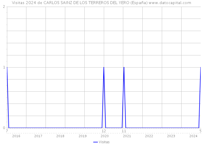 Visitas 2024 de CARLOS SAINZ DE LOS TERREROS DEL YERO (España) 