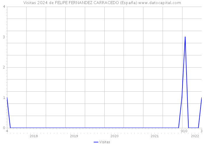 Visitas 2024 de FELIPE FERNANDEZ CARRACEDO (España) 