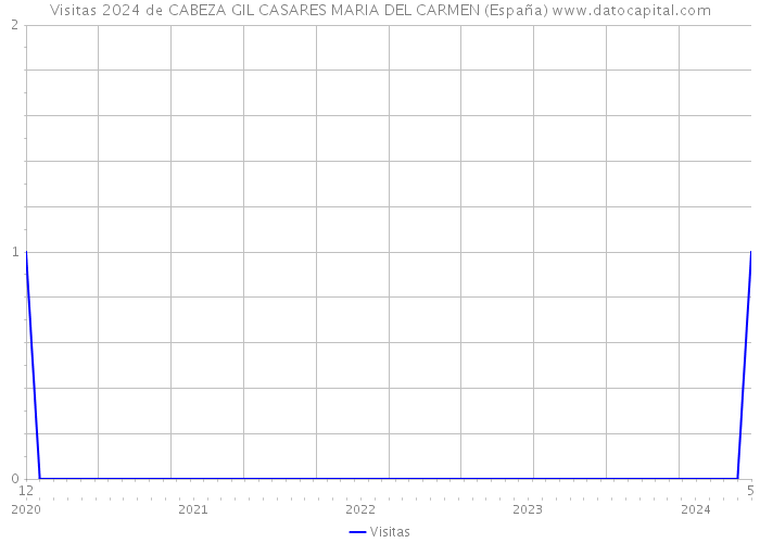 Visitas 2024 de CABEZA GIL CASARES MARIA DEL CARMEN (España) 