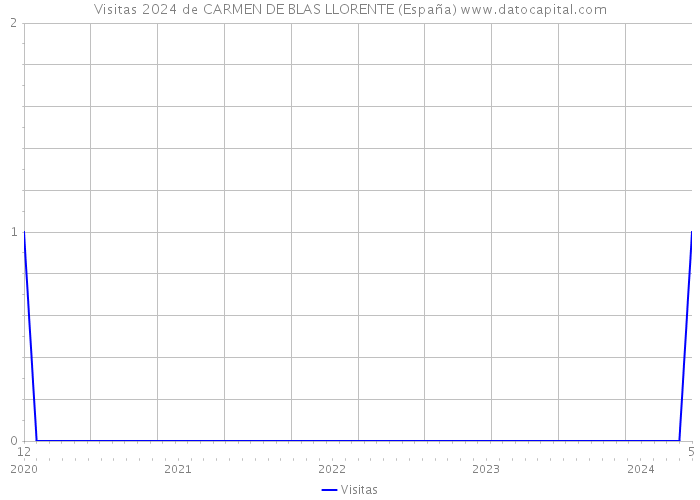 Visitas 2024 de CARMEN DE BLAS LLORENTE (España) 