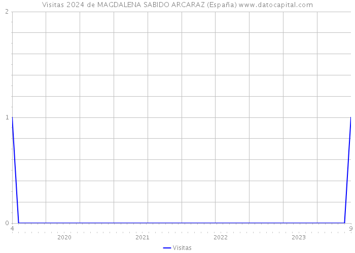 Visitas 2024 de MAGDALENA SABIDO ARCARAZ (España) 