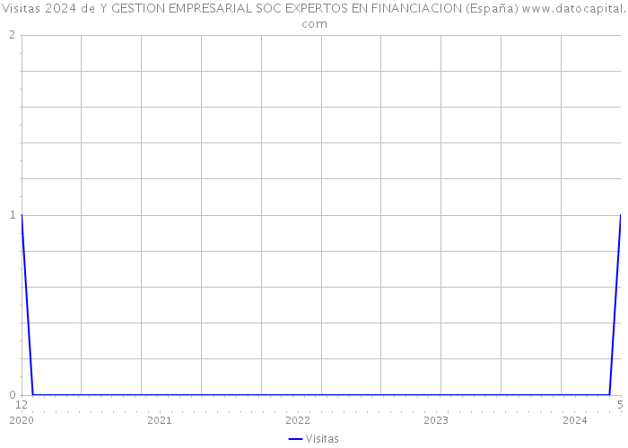 Visitas 2024 de Y GESTION EMPRESARIAL SOC EXPERTOS EN FINANCIACION (España) 