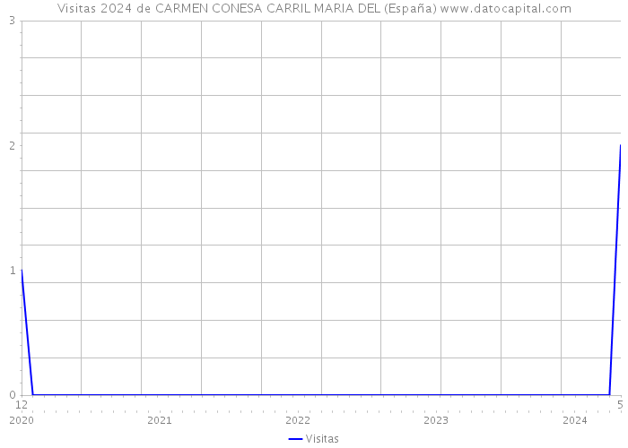 Visitas 2024 de CARMEN CONESA CARRIL MARIA DEL (España) 