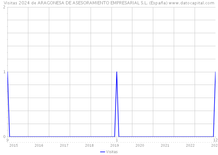 Visitas 2024 de ARAGONESA DE ASESORAMIENTO EMPRESARIAL S.L. (España) 