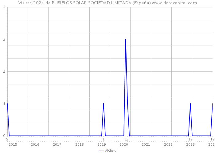 Visitas 2024 de RUBIELOS SOLAR SOCIEDAD LIMITADA (España) 