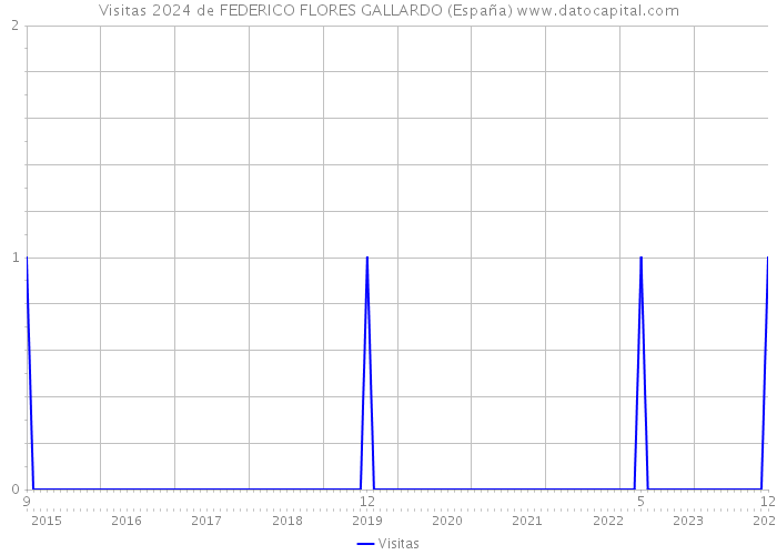 Visitas 2024 de FEDERICO FLORES GALLARDO (España) 