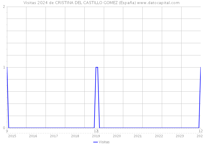 Visitas 2024 de CRISTINA DEL CASTILLO GOMEZ (España) 
