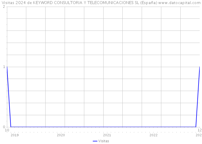 Visitas 2024 de KEYWORD CONSULTORIA Y TELECOMUNICACIONES SL (España) 