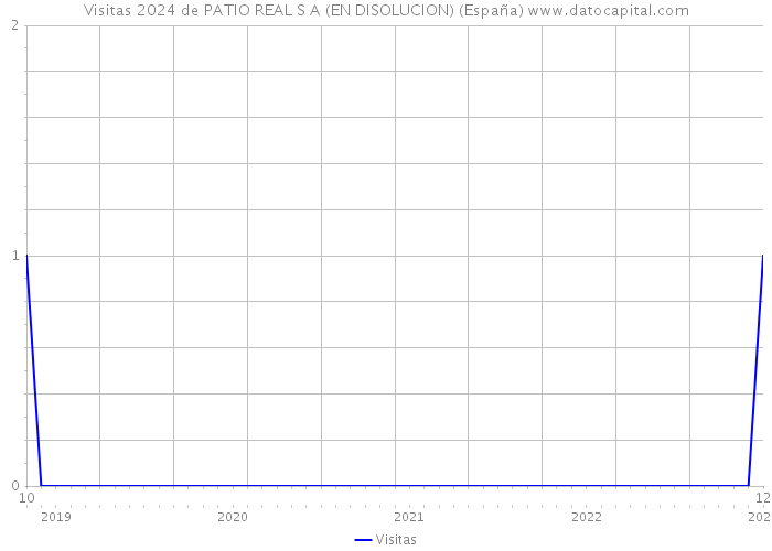 Visitas 2024 de PATIO REAL S A (EN DISOLUCION) (España) 