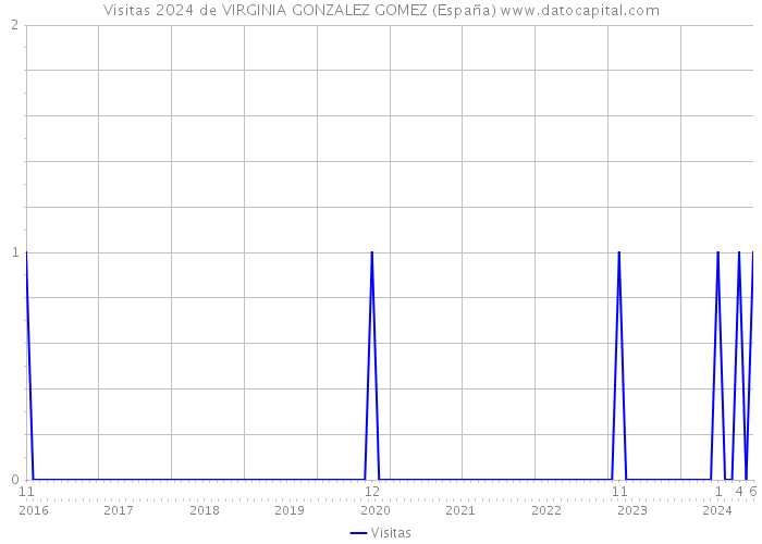 Visitas 2024 de VIRGINIA GONZALEZ GOMEZ (España) 