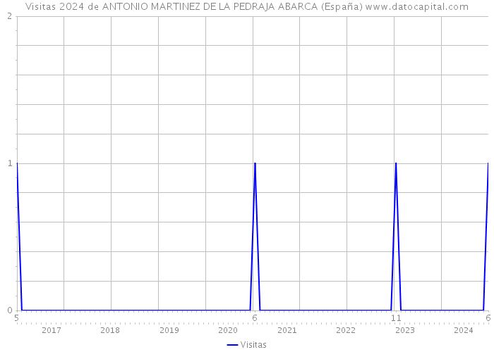 Visitas 2024 de ANTONIO MARTINEZ DE LA PEDRAJA ABARCA (España) 