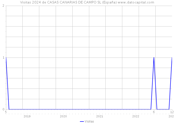 Visitas 2024 de CASAS CANARIAS DE CAMPO SL (España) 
