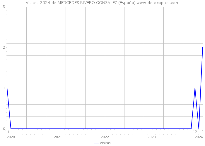 Visitas 2024 de MERCEDES RIVERO GONZALEZ (España) 