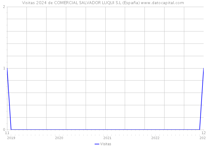 Visitas 2024 de COMERCIAL SALVADOR LUQUI S.L (España) 