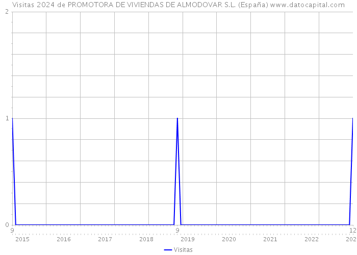 Visitas 2024 de PROMOTORA DE VIVIENDAS DE ALMODOVAR S.L. (España) 