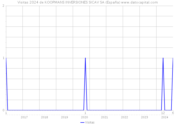 Visitas 2024 de KOOPMANS INVERSIONES SICAV SA (España) 