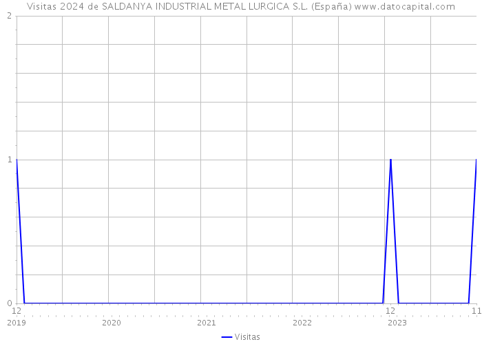 Visitas 2024 de SALDANYA INDUSTRIAL METAL LURGICA S.L. (España) 