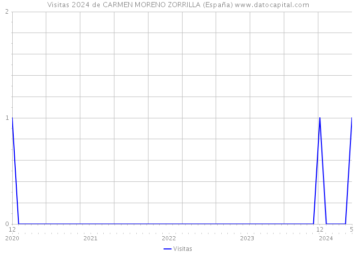 Visitas 2024 de CARMEN MORENO ZORRILLA (España) 