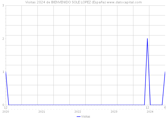 Visitas 2024 de BIENVENIDO SOLE LOPEZ (España) 