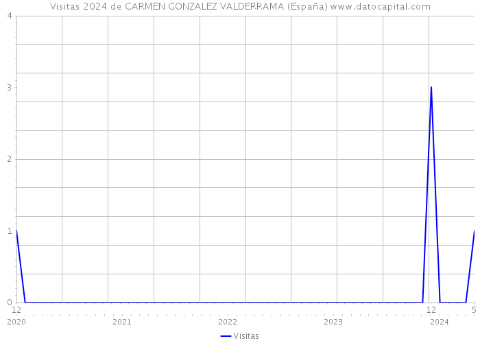 Visitas 2024 de CARMEN GONZALEZ VALDERRAMA (España) 