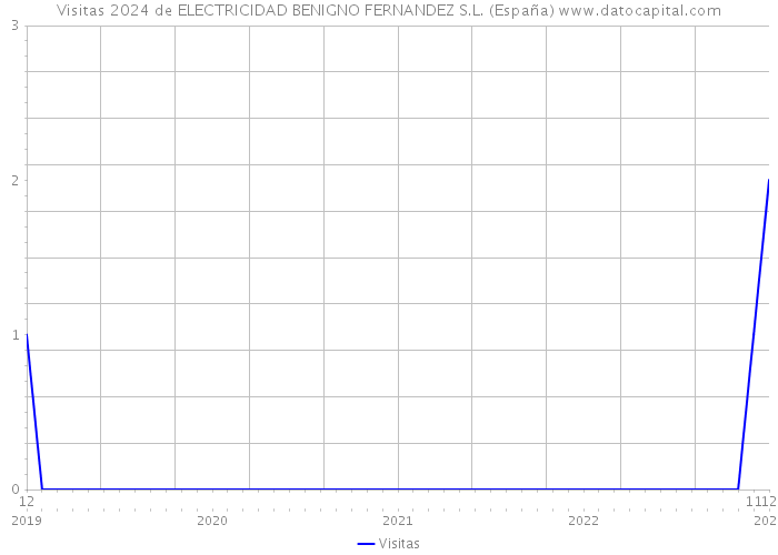 Visitas 2024 de ELECTRICIDAD BENIGNO FERNANDEZ S.L. (España) 