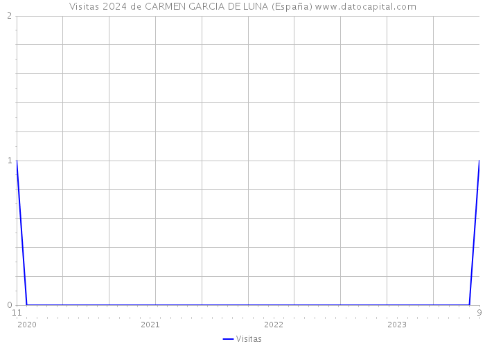 Visitas 2024 de CARMEN GARCIA DE LUNA (España) 