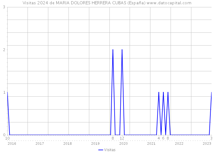 Visitas 2024 de MARIA DOLORES HERRERA CUBAS (España) 