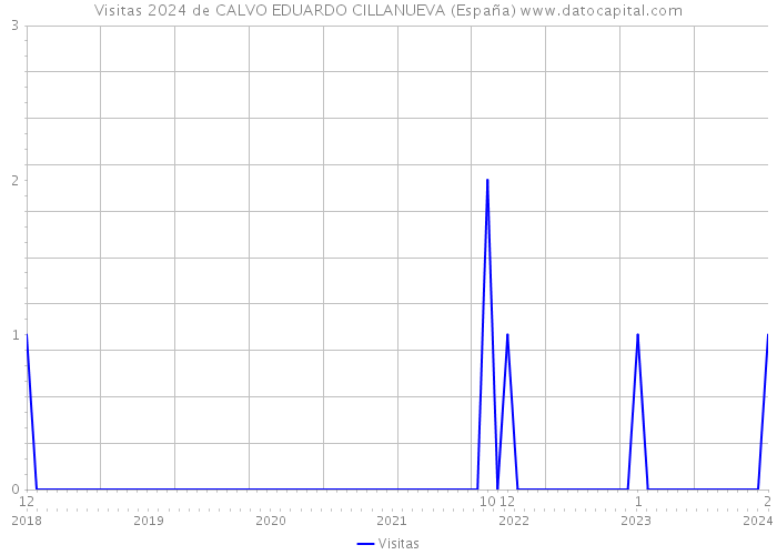 Visitas 2024 de CALVO EDUARDO CILLANUEVA (España) 