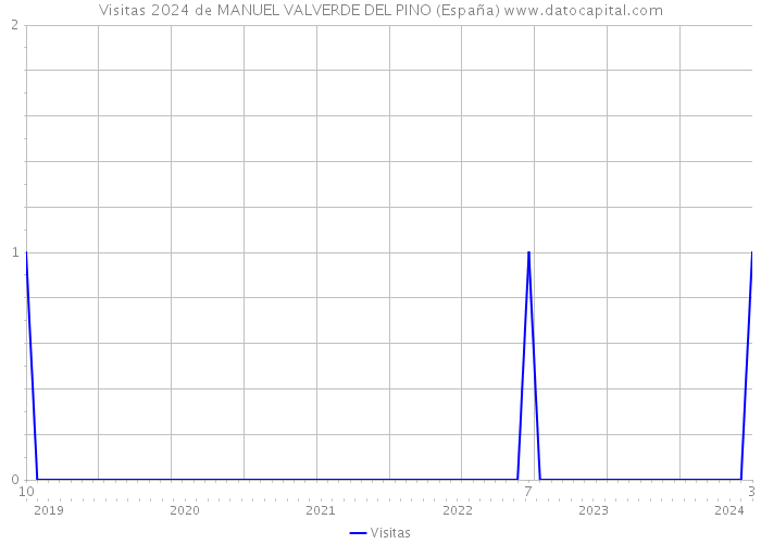Visitas 2024 de MANUEL VALVERDE DEL PINO (España) 