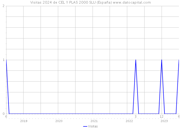 Visitas 2024 de CEL Y PLAS 2000 SLU (España) 