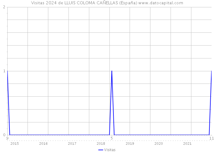 Visitas 2024 de LLUIS COLOMA CAÑELLAS (España) 
