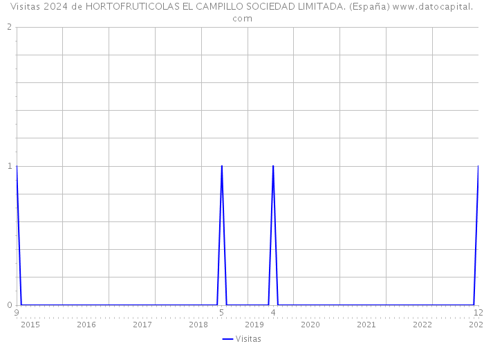 Visitas 2024 de HORTOFRUTICOLAS EL CAMPILLO SOCIEDAD LIMITADA. (España) 