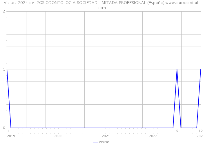 Visitas 2024 de I2GS ODONTOLOGIA SOCIEDAD LIMITADA PROFESIONAL (España) 